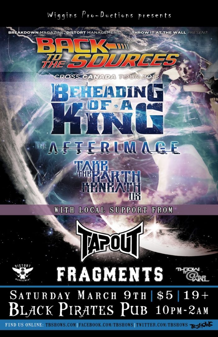 Beheading Of A King + The Afterimage + Take The Earth Beneath Us
