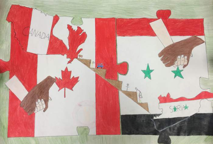 Students Respond to the Syrian Refugee Crisis Through Art